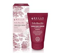 Helan Dolce Muschio - Crema Mani e Unghie Riparatrice per Mani Secche e Screpolate con Vitamina C, E e Olio di Mandorle Dolci Nutriente, 96% Origine Naturale con Keratina Vegetale, Made in Italy, 50ml