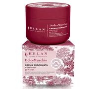 Helan Dolce Muschio - Crema Corpo Idratante Profumata per Pelle Secca con Vitamina C e E Nutriente a Rapido Assorbimento con Olio di Mandorle Dolci, 96% Origine Naturale Made in Italy, Non Unge, 200ml
