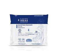 Helan, IREOS - Salviette Struccanti Delicate per Pelli Sensibili, Struccante Viso e Occhi, Labbra e Collo per Skincare e Pulizia Viso, Salviette Struccanti e Lenitive con Olio di Cocco, 20 Salviettine