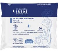 Helan, IREOS - Salviette Struccanti Delicate per Pelli Sensibili, Struccante Viso e Occhi, Labbra e Collo per Skincare e Pulizia Viso, Salviette Struccanti e Lenitive con Olio di Cocco, 20 Salviettine