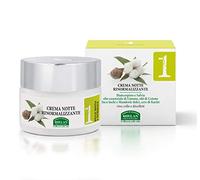 Helan, Linea Viso 1, Crema Notte Donna Pelli Miste, Lascia la Pelle di Viso e Collo Morbida e Setosa, con Vitamina B5 ed E, Olio di Karitè Mandorle Dolci, Cotone, Albicocca 50 ml - Made in Italy