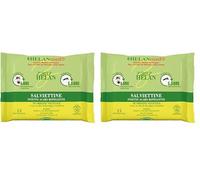 Helan Med Zanzhelan - Salviette Umidificate Antizanzare Bambini Adulti 100% Cotone Bio, Anti Zanzare con Olio di Neem, 15 Salviettine Repellente Zanzare Zecche Fino a 6 Ore, Presidio Medico Chirurgico