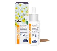 Helan Monoï de Tahiti - Siero Viso Antimacchia Idratante Colorato con Vitamina C e E, Skincare Protezione Solare 50+ Viso Tutela Collagene contro Luce Blu, Illuminante Viso Make Up Skin Care 2in1 30ml
