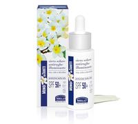 Helan Monoï de Tahiti - Siero Viso Antirughe Idratante con Vitamina C e E, Skincare con Protezione Solare 50+ Viso Tutela Collagene contro Luce Blu, Siero Illuminante Viso Make Up Skin Care 2in1 30 ml