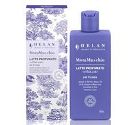 Helan Mora Muschio - Latte Profumato Vellutante per il Corpo, Emulsione Idratante con Mirtillo Mora e Tè, con Oli di Lampone e Ribes Nero, Vitamine C ed E - 200 ml, Made in Italy