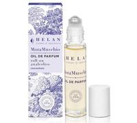Helan Mora Muschio - Olio di Profumo Donna Roll On, Eau de Parfum Selvatica Concentrata, Fragranza Fruttata, Floreale e Muschiata con Lampone e Ribes Nero, Vitamine C ed E - 10 ml, Made in Italy
