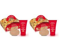 Helan, Panettone - Crema Mani Nutriente con Olio di Mandorle Dolci, Vitamina C e Vitamina E 50 ml + Saponetta Vegetale Valida come Sapone Mani Solido 75 gr, Set Mani Ideale per Cofanetto Regalo Donna