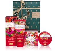 Helan, Rosso d'Ambra - Cofanetto Regalo Donna con Shampoo e Bagnoschiuma Corpo Capelli con Vitamina C 200 ml + Crema Corpo Idratante Pelle Secca Profumata con Olio di Mandorle Dolci 200 ml, Set Regalo