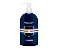 Helan Sampdoria - Sapone Liquido Mani Versatile come Bagnoschiuma Uomo e Donna con Vitamina C, Sapone Mani e Docciaschiuma Gel Delicato 97% Origine Naturale, Regalo Gadget Calcio, Made in Italy, 500ml