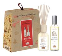 Helan I PROFUMI DELLA CASA SET PANETTONE 1 SPRAY AMBIENTE 100 ML + BASTONCINI AROMATICI AMBIENTE 100 ML