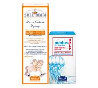 Helan SOLE BIMBI LATTE SOLARE SPRAY SPF50+ 100 ML + MEDUSE HELP GEL MARINO DOPO PUNTURA ROLL ON 25 ML