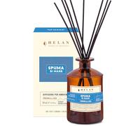 Helan Spuma di Mare - Profumatore per Ambienti, Profumo Ambiente con Bastoncini per Diffusori dalle Note di Sale Marino e Geranio - Idee Regalo Deodorante e Profumatori Ambiente, 500ml, Made in Italy
