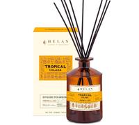 Helan Tropical Colada - Profumatore per Ambienti, Profumo Ambiente con Bastoncini per Diffusori con Kiwi, Miele, Melone e Vaniglia, Idee Regalo Deodorante e Profumatori Ambiente 500 ml - Made in Italy