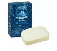 Helan, Vetiver & Rum, Saponetta Detergente e Profumata per Pelle Morbida e Igienizzata - Sapone Mani e Corpo Solido Naturale e Delicato, Arricchito con Olio di Mandorle Dolci, 100 gr - Made in Italy