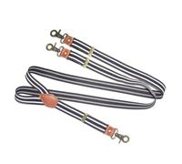 HELBAY Bretelle a righe con ganci girevoli, parte posteriore a Y con 3 clip, passanti per cintura elastici regolabili, unisex,Colore 1,120x2,5 cm