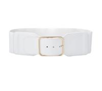 HELBAY Cintura elastica larga da donna - Fascia elastica con fibbia ad ardiglione, cintura a coste per abiti,Colore 10,75 cm (vita 65-85 cm)