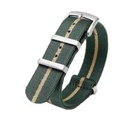 HELBAY Men's Braided Nylon Watch Straps, 20/22mm, Casual and Simple, Suitable for Everyday Life,20 millimetri