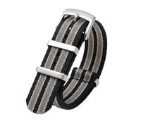 HELBAY Men's Braided Nylon Watch Straps, 20/22mm, Casual and Simple, Suitable for Everyday Life,22 millimetri