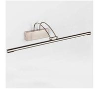 HELCEKOU Applique da Bagno a LED Bianco Freddo Impermeabile IP44, Lampada a Specchio da 9W con Angolo Regolabile, Trucco sopra L'Immagine, 45 cm. La Nuova