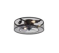 HELCEKOU Ceilifan Ceilifan con luci per Camera da Letto con Silenzio in Lighticeilifan Lightifan Light Ceilibedroom Light/Black