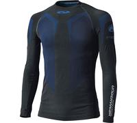 Held 3D-Skin Cool Top, funzionale camicia a maniche lunghe S male Nero/Blu Scuro/Blu