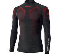 Held 3D Skin Warm Top Maglia funzionale, nero-rosso, taglia M
