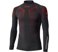 Held 3D Skin Warm Top Maglia funzionale, nero/rosso, Taglia M