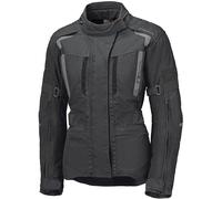Held 4-Touring II impermeabile Giacca tessile moto da donna, nero-grigio, taglia L per donne
