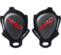Held Action, cursori per ginocchia male Nero/Rosso