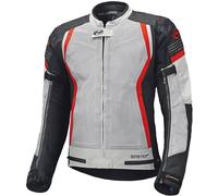 Held AeroSec Top Gore-Tex Giacca in tessuto da motociclo, grigio-rosso, taglia L per maschi