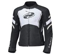 Held Baxley Top impermeabile Giacca tessile moto, nero-bianco, taglia L per maschi
