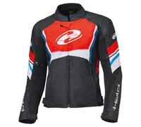 Held Baxley Top impermeabile Giacca tessile moto, nero-rosso-blu, taglia 4XL per maschi