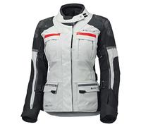 Held Carese 3 Top Giacca da moto da donna i protezione AA, EN 17092 - D3O Level2 - Membrana Gore-Tex 100% impermeabile, antivento, traspirante - Grigio-Nero - Taglia D-L