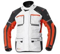 Held Carese II giacca tessile moto donna e uomo, grigio-arancione, taglia S per donne