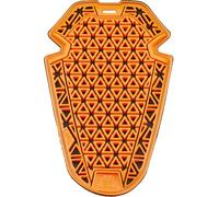 Held D3O Ghost - Protezioni per gomiti e ginocchia, per abbigliamento protettivo, livello 2, certificato CE secondo EN 1621-1:2012, traspirante, extra sottile, 11 mm, colore arancione, taglia unica