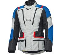 Held Hakuna Matata 3 impermeabile Giacca tessile moto, grigio-rosso-blu, taglia 5XL per maschi