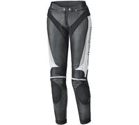 Held Lane II Pantaloni donna in pelle moto, nero-bianco, taglia 44 per donne