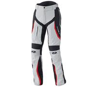 Held Link Pantaloni in tessuto da moto da donna, grigio-rosso, taglia S per donne