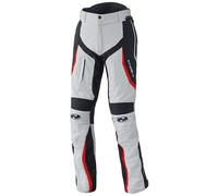 Held Link Pantaloni tessili da moto, grigio/rosso, Taglia M corto