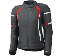 Held Luca Gore-Tex Giacca in tessuto da donna, nero/rosso, Taglia Donna XS