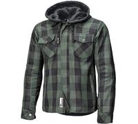 Held Lumberjack II Giacca tessile motociclistica, nero-verde, taglia XL per maschi