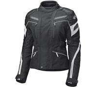 Held Lupo impermeabile Giacca tessile moto da donna, nero-bianco, taglia M per maschi