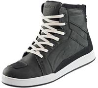 HELD Marick WP Scarpe da Moto Uomo - Impermeabile Urban Sneaker - Stivali da Moto in Amara e Microfiber con Protezione della Caviglia, Certificate CE EN 13634:2017, Nero, Taglia 41