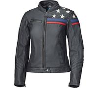 Held Midway, giacca di pelle donna 34 female Nero/Bianco/Blu/Rosso