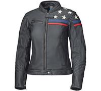 Held Midway Giacca di pelle moto da donna, Bianco/nero, Taglia 38