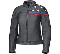 Held Midway Giacca di pelle moto da donna, Bianco/nero, Taglia 40