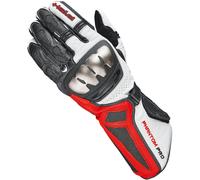 Held Phantom Pro Guanti Moto, nero/bianco/rosso, Taglia 7