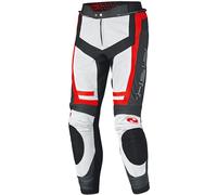 Held Rocket 3.0 Pantaloni in pelle moto, bianco-rosso, taglia 58 per maschi