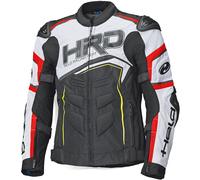 Held Safer SRX Giacca tessile moto, nero/rosso/bianco, Taglia M