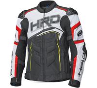Held Safer SRX Giacca tessile moto, nero/rosso/bianco, Taglia XXL